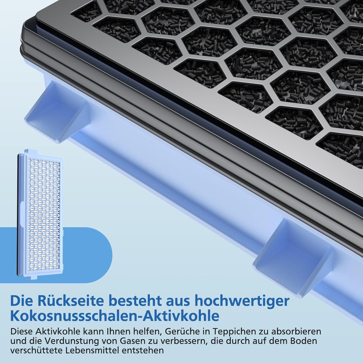 JORAIR 3 Sätze Ersatzfilter kompatibel Miele Staubsauger [Compact C1 & C2, Complete C2 & C3, S8340], 3 HEPA filters with 3 Motor Protection Filter Und 3 Exhaust Filter für S4000, S5000, S6000 & S8000 Serie